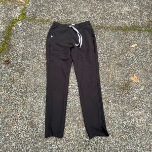 Figs Black Jogger Scrub Pants